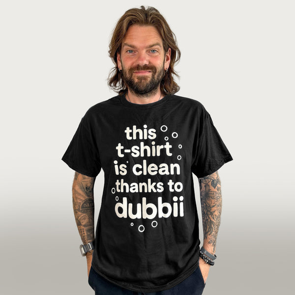 DUBBII - CLEAN T-SHIRT (BLACK)
