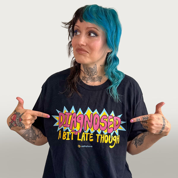 DIAGNOSED T-SHIRT (BLACK)