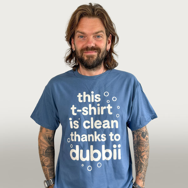 DUBBII - CLEAN T-SHIRT (INDIGO)