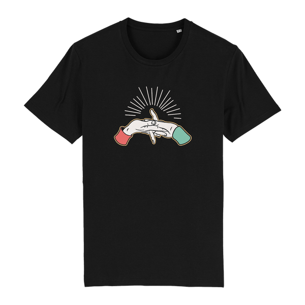 WORMFINGER T-SHIRT (BLACK)