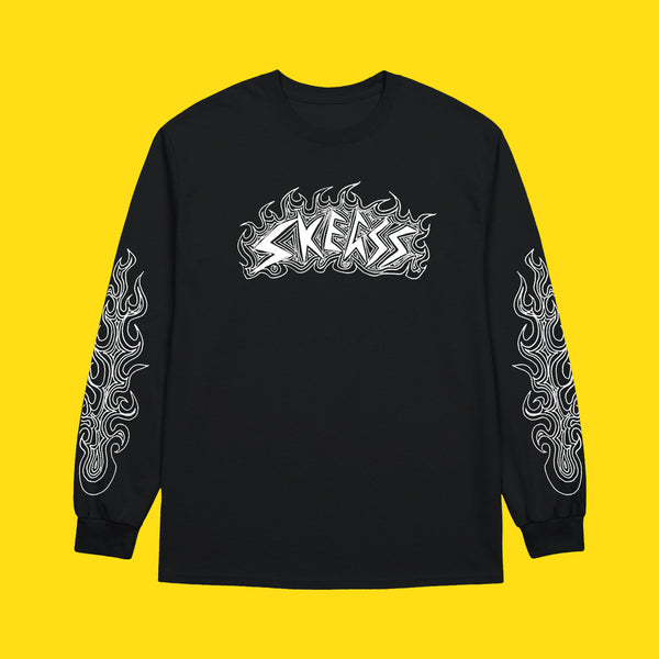 SKEGSS: Tribal Flame Long Sleeve (Black)