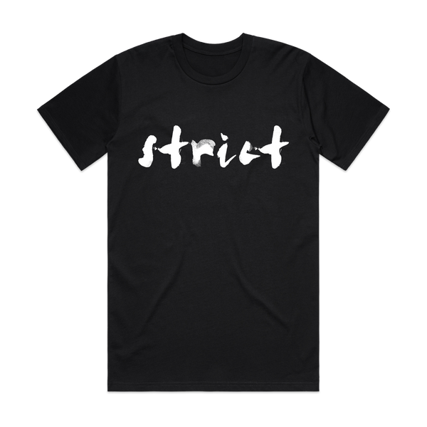 Strict Logo Black Tee