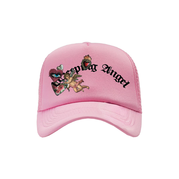Weeping Angel Pink Trucker Hat