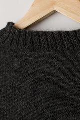 GH x LE TRICOTEUR CHARCOAL GUERNSEY JUMPER