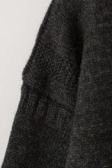 GH x LE TRICOTEUR CHARCOAL GUERNSEY JUMPER