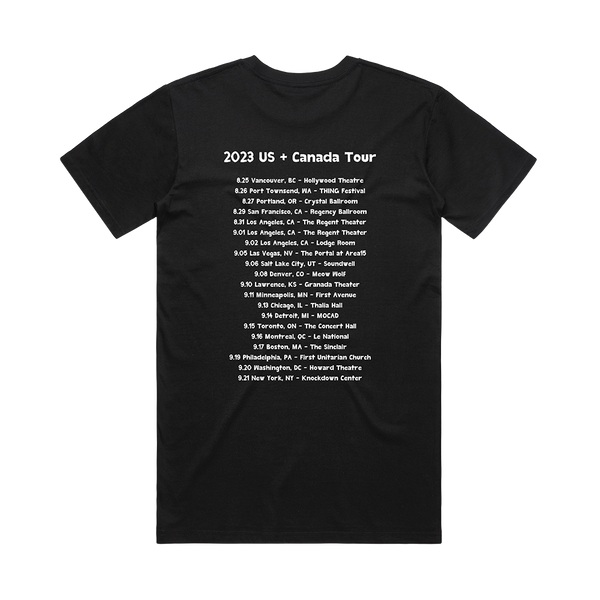 2023 Us Tour Black Tee Us Official Merch Superstore Black Country