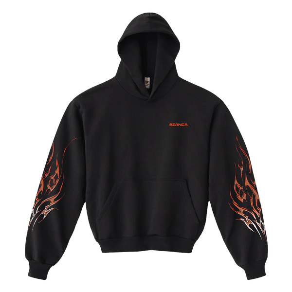 BIA Flame Black Hoodie