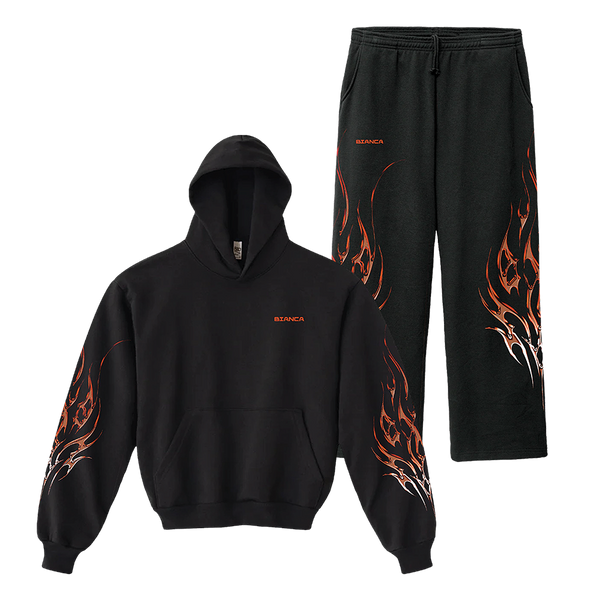 BIA Flame Fleece Hoodie & Joggers Set