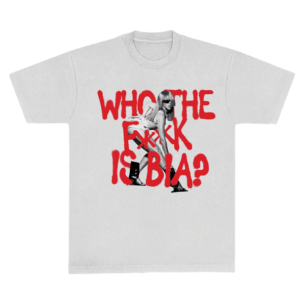 Who the F**K is BIA White T-Shirt