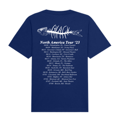 Black Midi Plate Navy NA Tour 23 T-Shirt