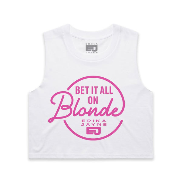 Erika Jayne Bet It All On Blonde Cropped Tee