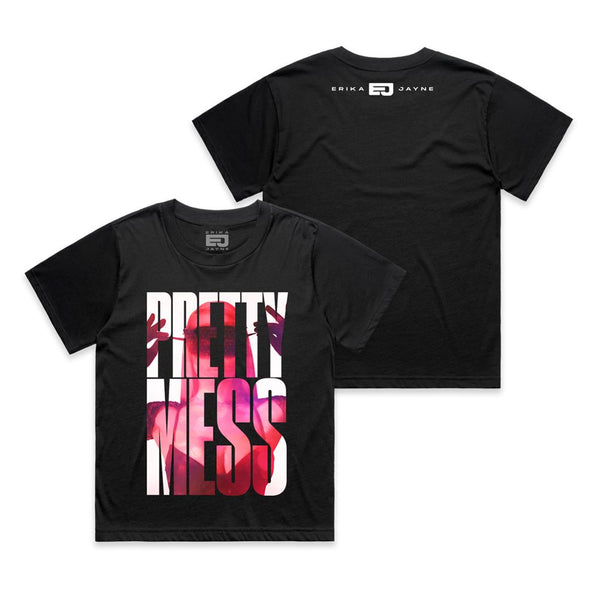 Erika Jayne Pretty Mess Blindfold Black Tee - | Erika Jayne | US ...