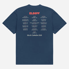 AUDIO VERTIGO USA & CANADA 2025 TOUR T-SHIRT - NAVY