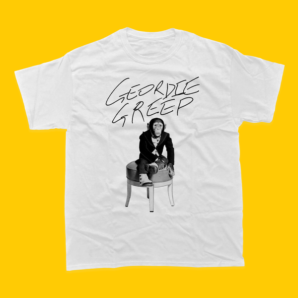 GEORDIE GREEP - CHIMP T-SHIRT (WHITE) - T-Shirt