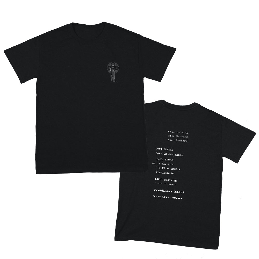 DON+T SETTLE: TRANSMISSIONS EAST BLACK T-SHIRT | Glen Hansard | US