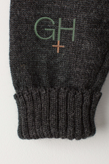 GH x LE TRICOTEUR CHARCOAL GUERNSEY JUMPER