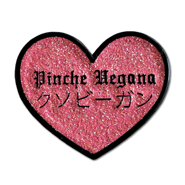 Pinche Vegana Heart Enamel Pin