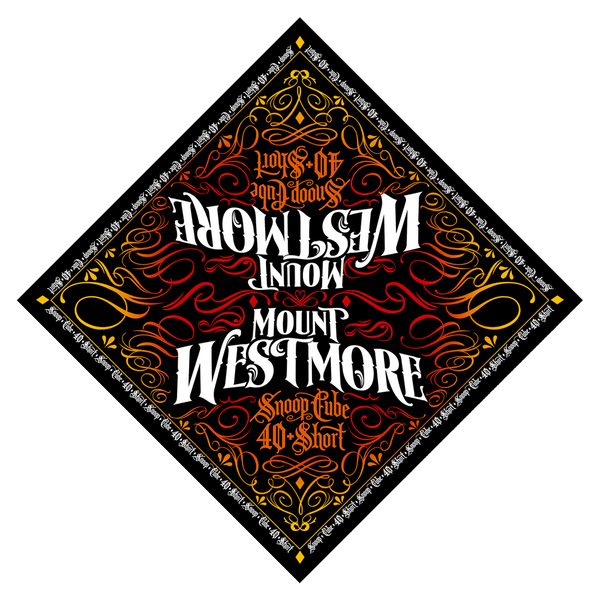 MOUNT WESTMORE PINSTRIPES BANDANA