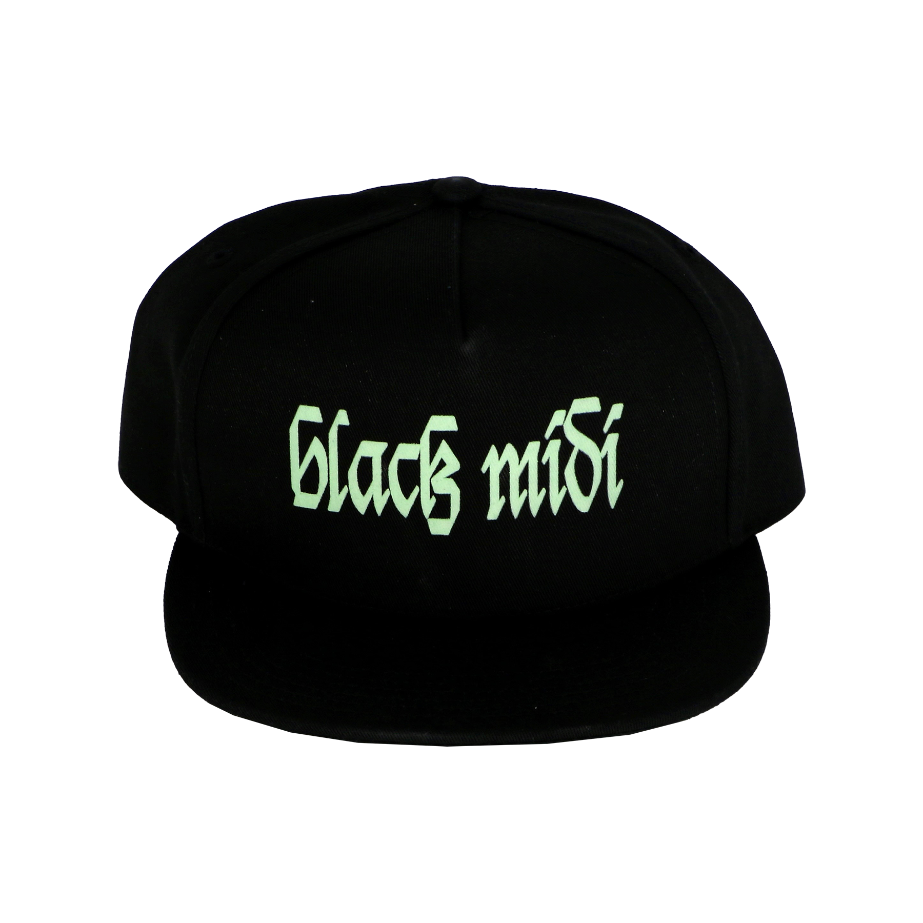 Black Midi Logo Glow In the Dark Black Cap Black Midi US Official