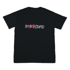 Embroidered Stupid T-Shirt