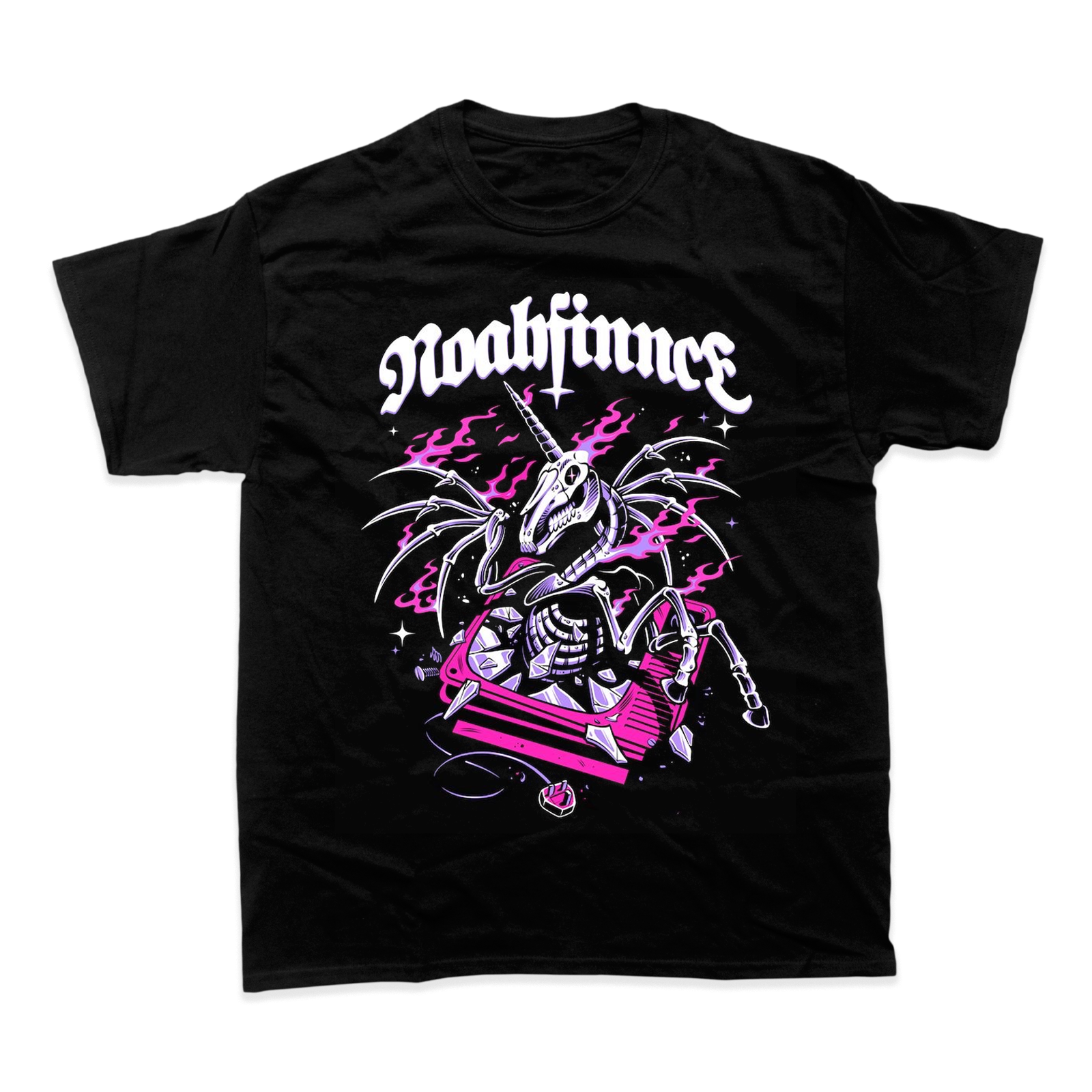 UNICORN T-SHIRT (BLACK) | NoahFinnce | US Official Merch Superstore