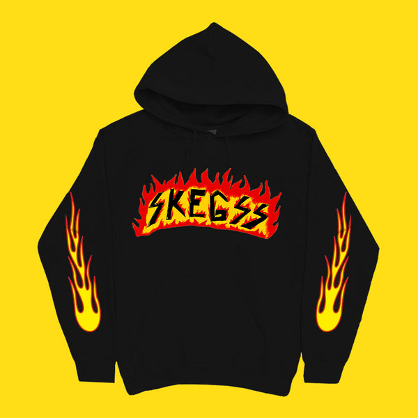 SKEGSS: Flame Logo Hoodie (Black)