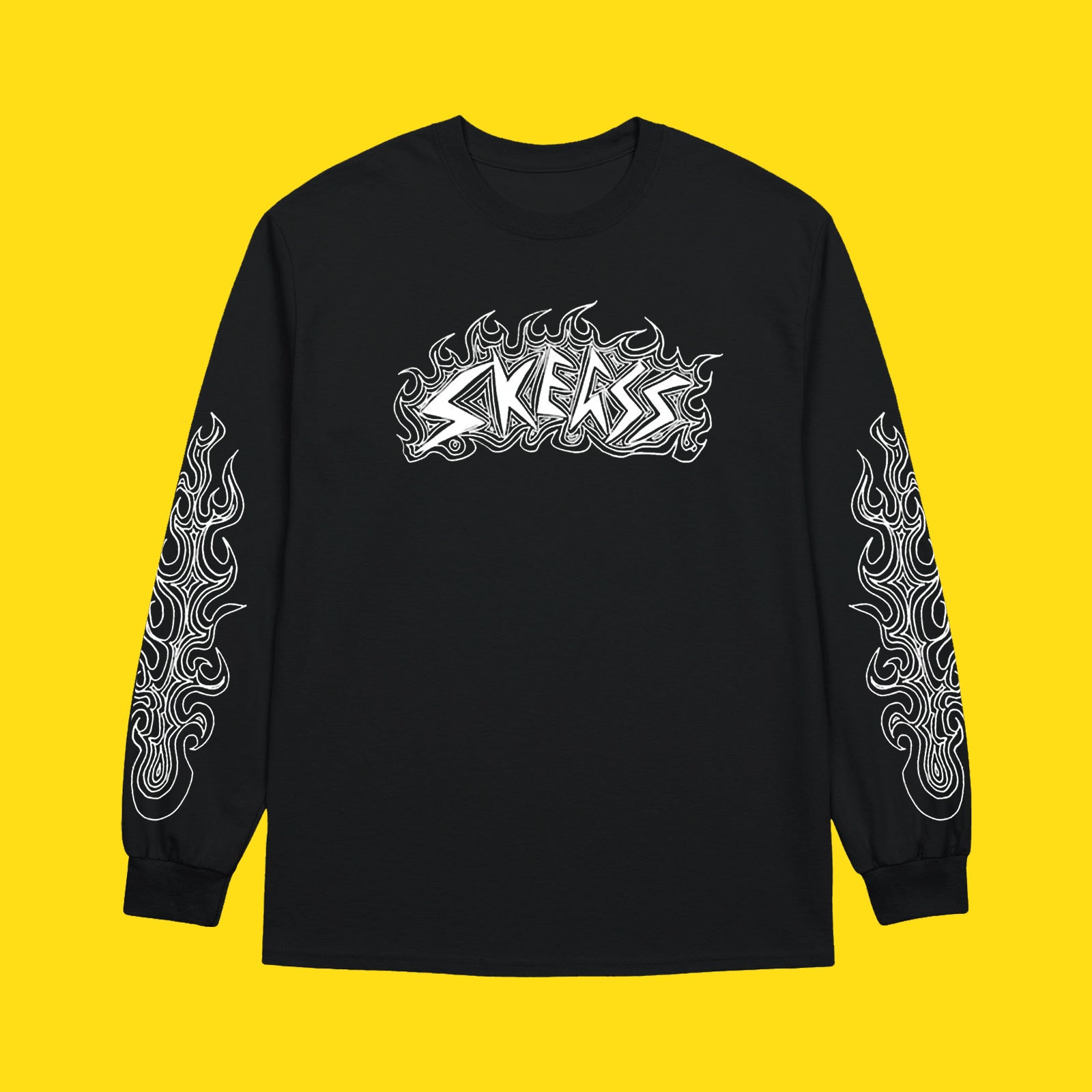 SKEGSS: Tribal Flame Long Sleeve (Black) - US Official