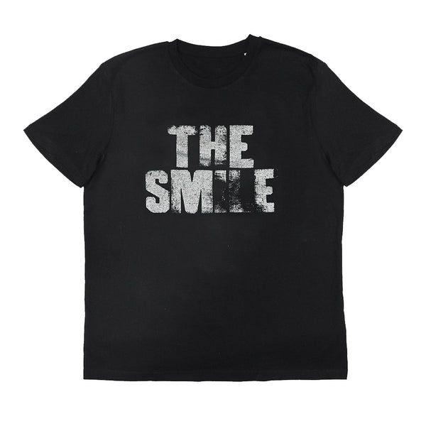 The Smile Logo Black T-shirt (no back print)