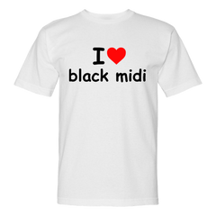 Black Midi I Heart BM Fall 2022 Tee