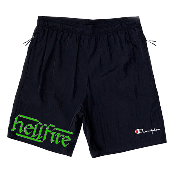 Black Midi Hellfire (Black) Shorts